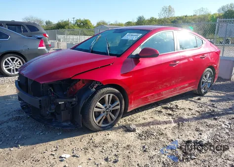 2017 Hyundai Elantra Se z USA, uszkodzony, nr VIN 5NPD84LF9HH037578
